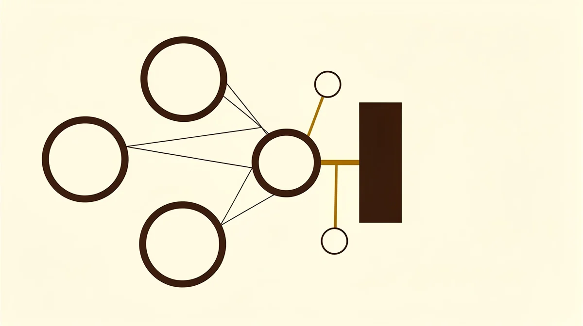 EDU ve GOV domain itibarının sayfa düzeyindeki dağılımını ve bağlamsal uyum koşulunu gösteren soyut ağ diyagramı