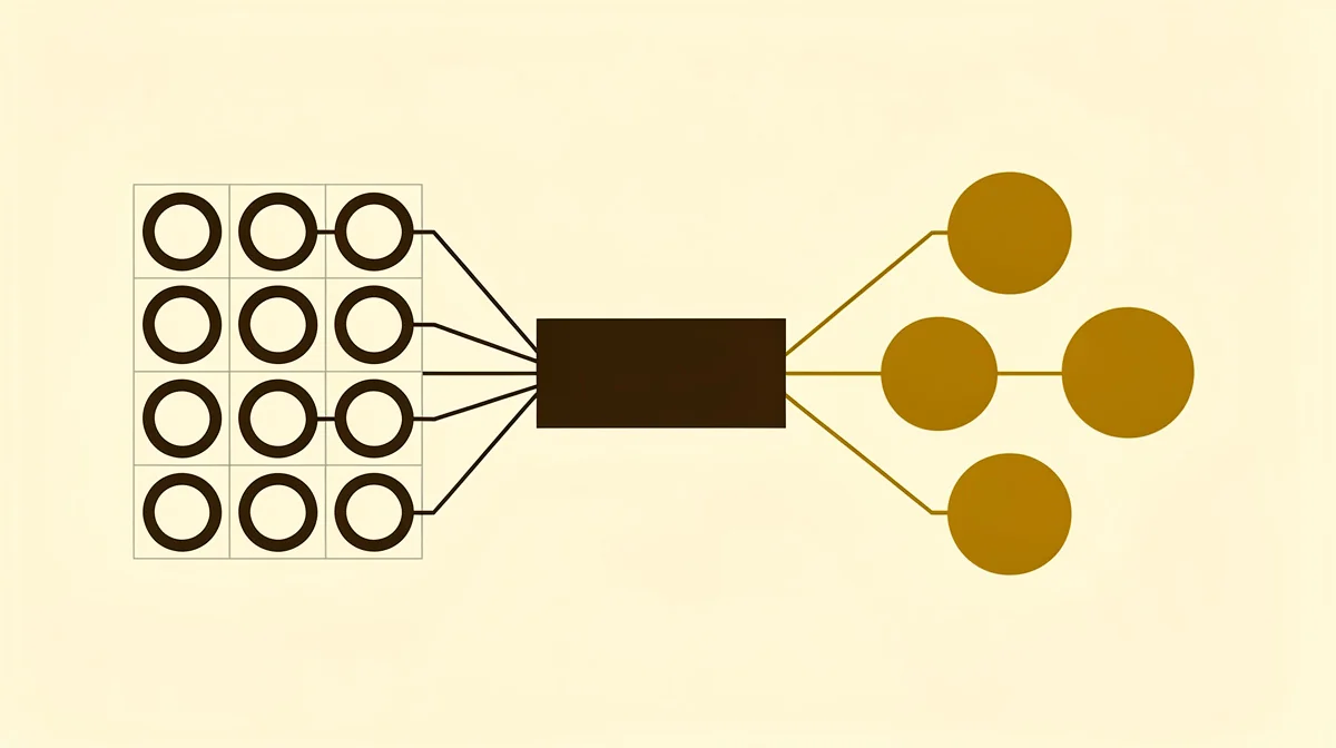 Sitewide link yapısını ve tekrarlı bağlantı örüntüsünü gösteren analitik illüstrasyon